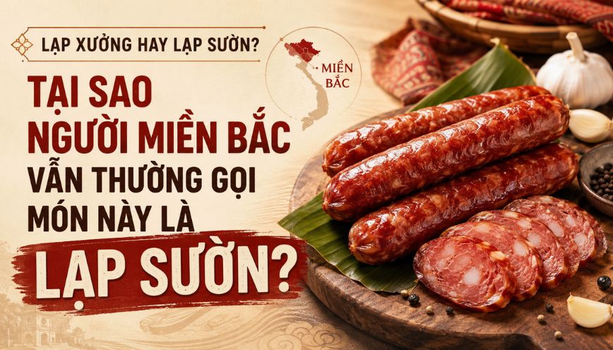 Tại sao người miền Bắc vẫn thường gọi món này là lạp sườn?