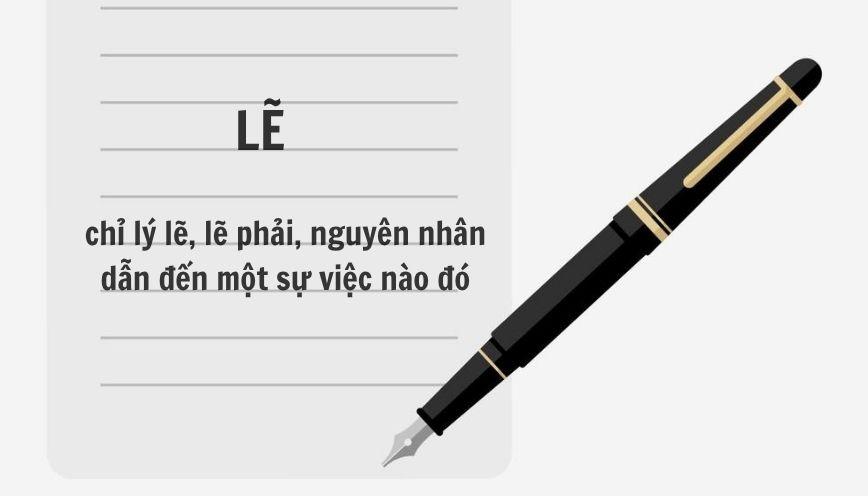 Giải nghĩa chi tiết từ “lẽ”