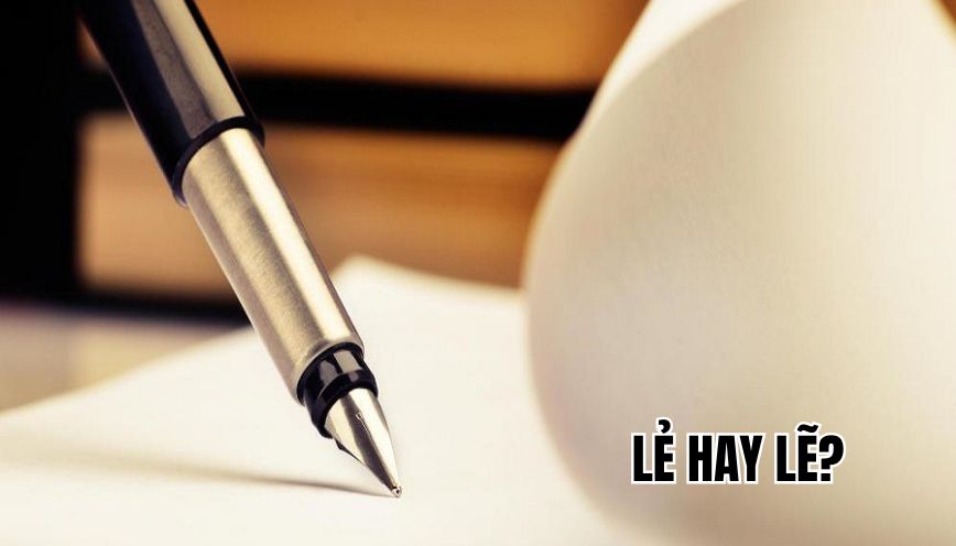 lẻ hay lẽ