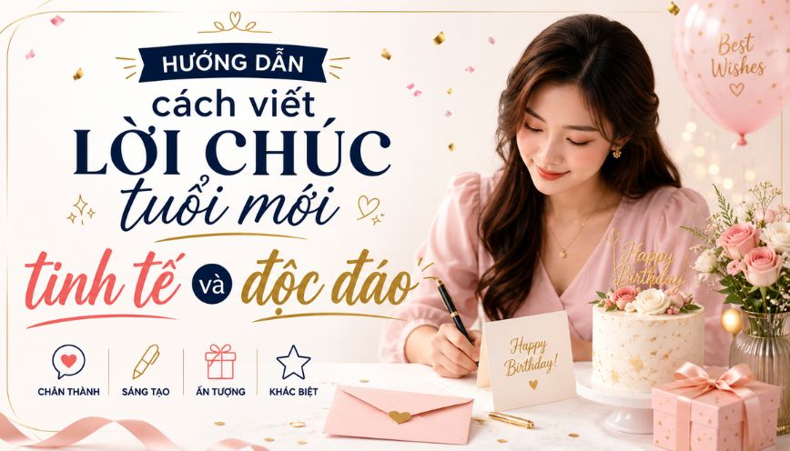 Hướng dẫn cách viết lời chúc tuổi mới tinh tế và độc đáo