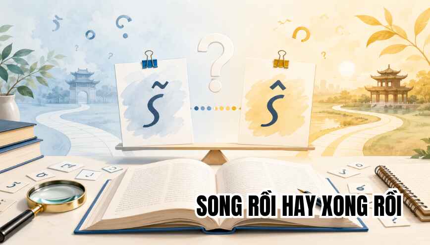 Song rồi hay xong rồi