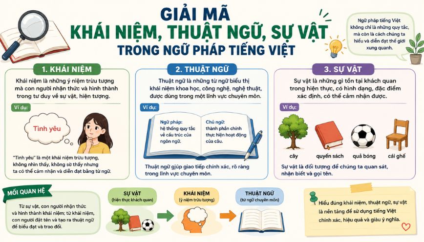 Giải mã khái niệm thuật ngữ này trong ngữ pháp tiếng Việt