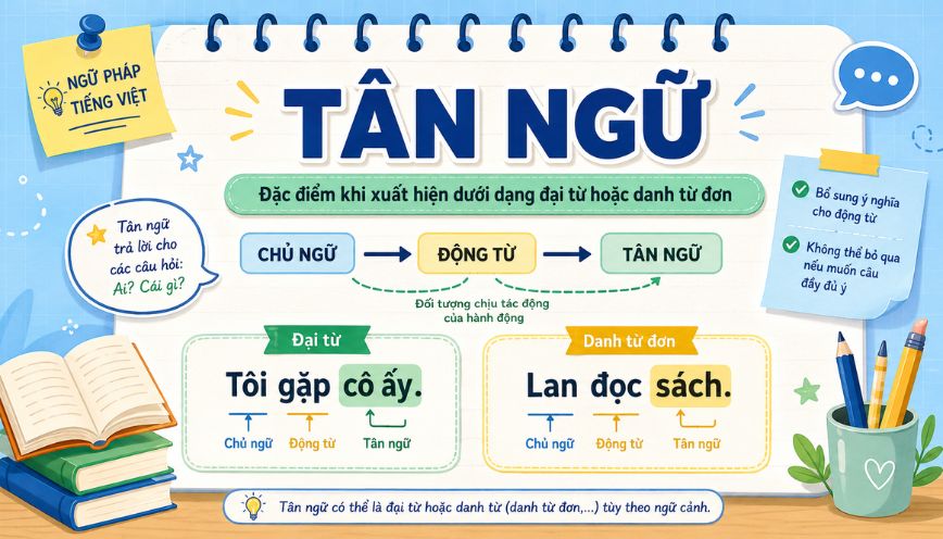 Đặc điểm khi xuất hiện dưới dạng đại từ hoặc danh từ đơn