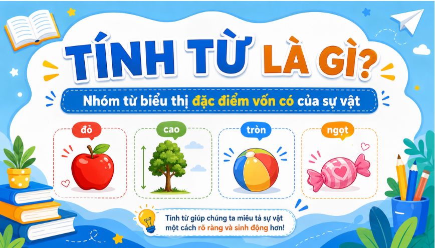 Nhóm từ biểu thị đặc điểm vốn có của sự vật