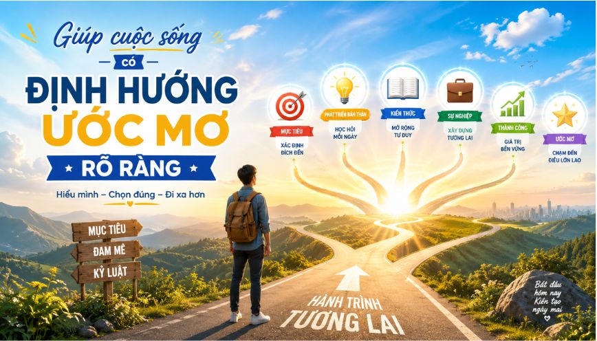 Giúp cuộc sống có định hướng ước mơ rõ ràng
