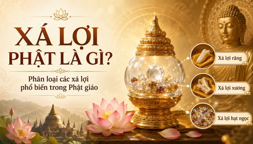 Phân loại các xá lợi phổ biến trong Phật giáo