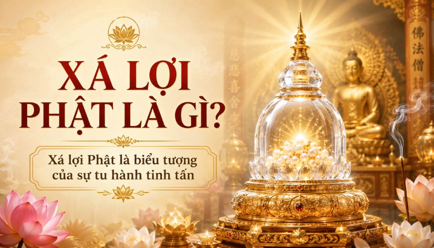 Xá lợi Phật là biểu tượng của sự tu hành tinh tấn