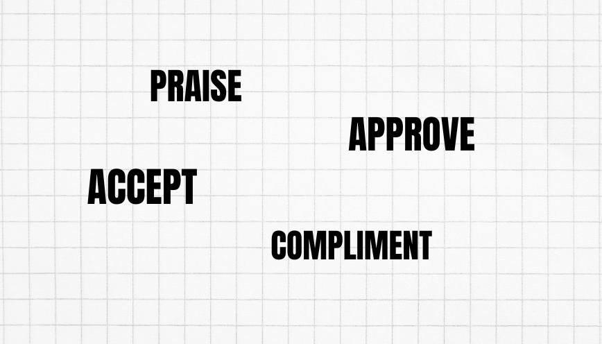 Từ đối lập ý nghĩa với complain