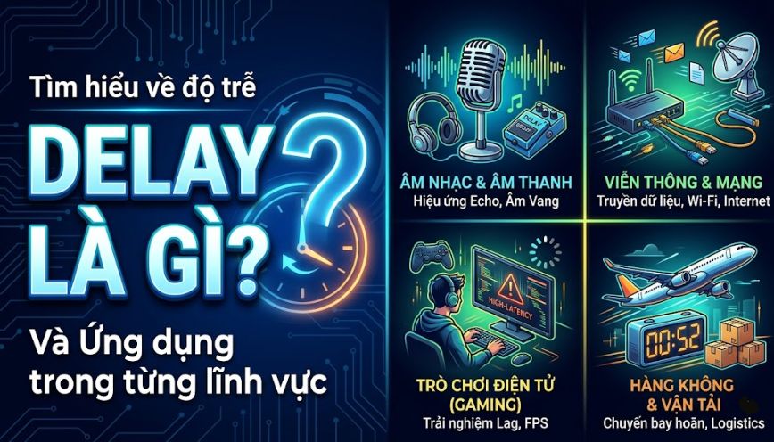 Delay là gì? Ứng dụng của “delay” trong từng lĩnh vực