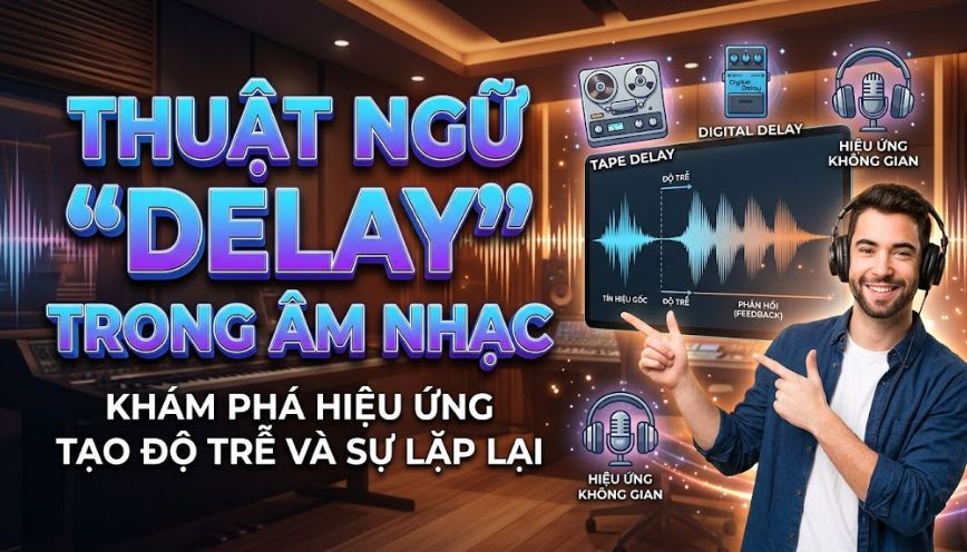 Thuật ngữ “delay” trong âm nhạc