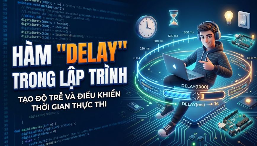 Hàm “delay” trong lập trình