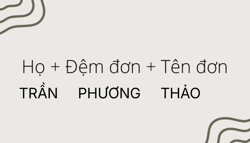 Cách viết họ tên chuẩn trong tiếng Việt