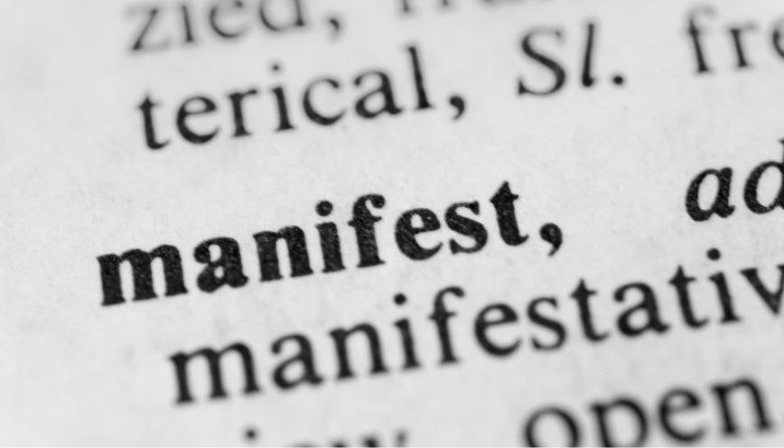 Những điều cần đặc biệt lưu ý khi thực hiện manifest