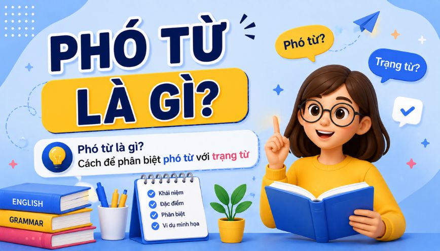 Phó từ là gì? Cách để phân biệt phó từ với trạng từ