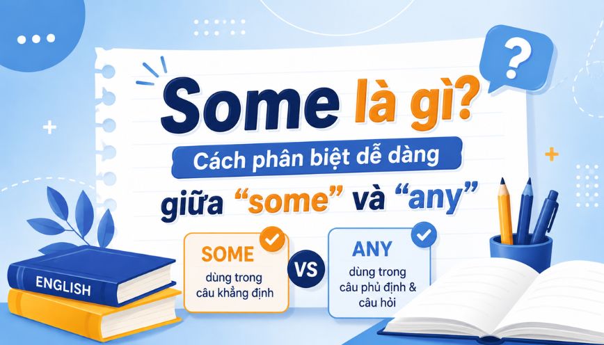 Some là gì? Cách phân biệt dễ dàng giữa “some” và “any”