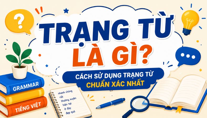 Trạng từ là gì? Cách sử dụng trạng từ chuẩn xác nhất