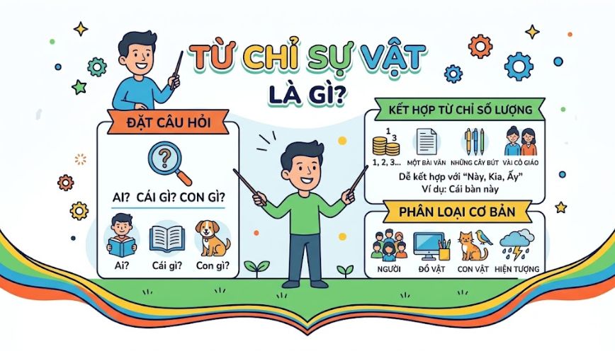 Phương pháp nhận biết từ chỉ sự vật trong câu