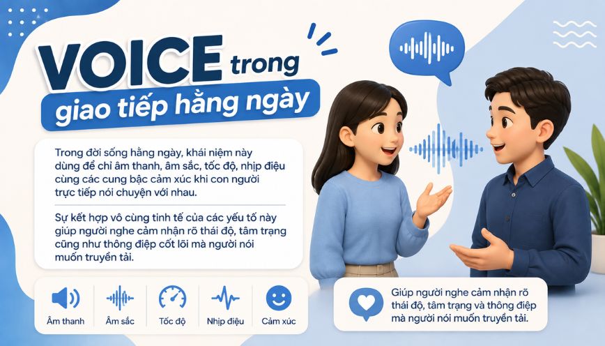 Voice trong giao tiếp hằng ngày