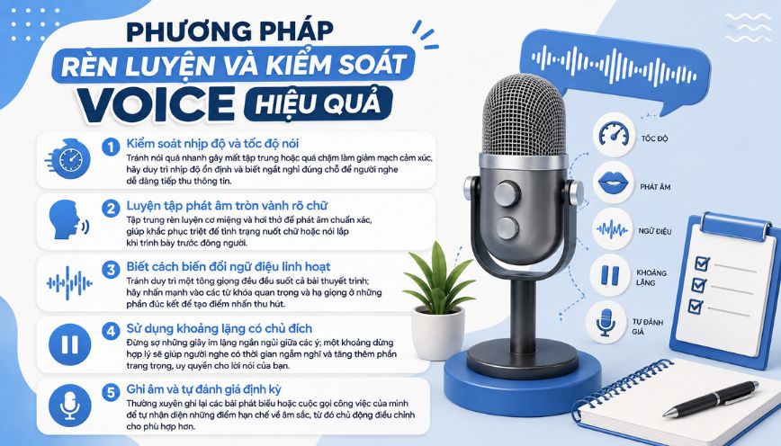Phương pháp rèn luyện và kiểm soát voice hiệu quả