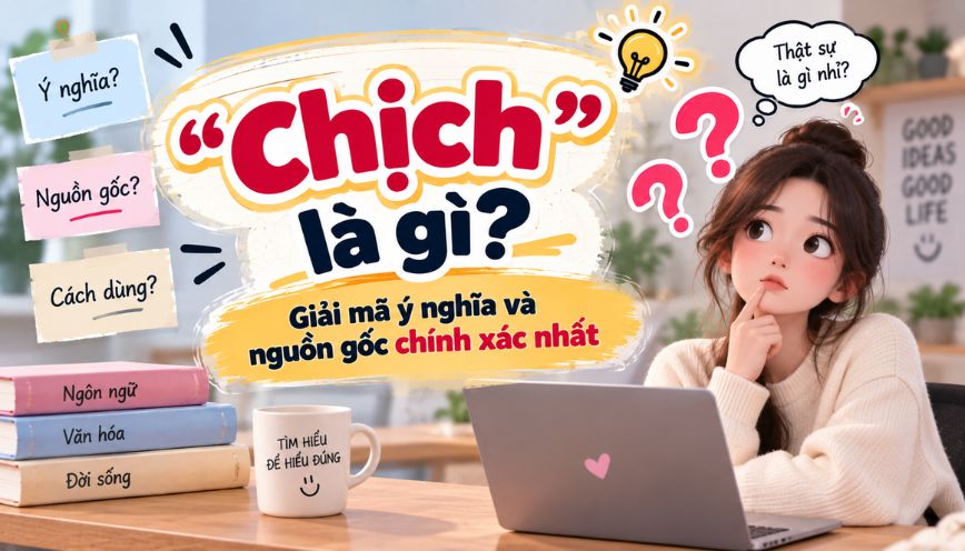 Chịch là gì? Giải mã ý nghĩa và nguồn gốc chính xác nhất