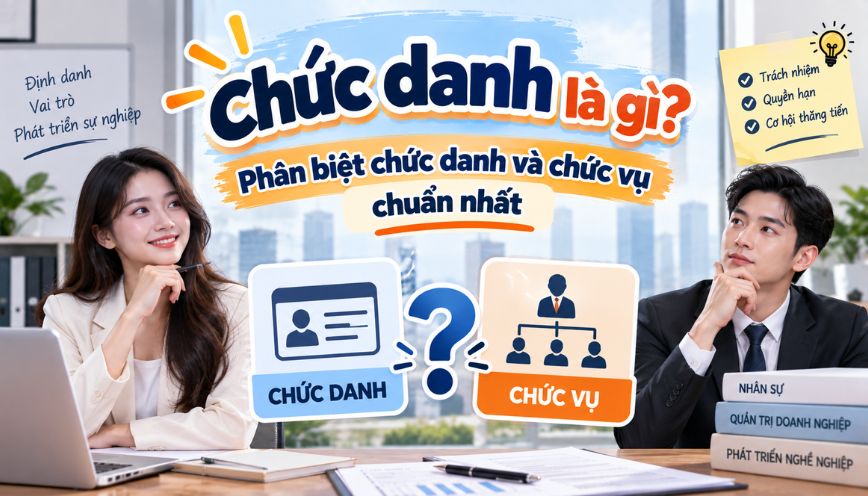 Chức danh là gì? Phân biệt chức danh và chức vụ chuẩn nhất