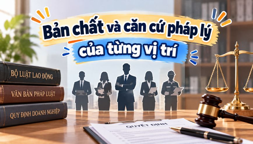 Bản chất và căn cứ pháp lý của từng vị trí