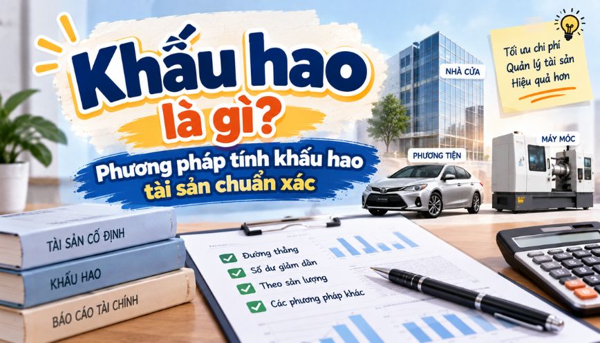 Khấu hao là gì? Phương pháp tính khấu hao tài sản chuẩn xác