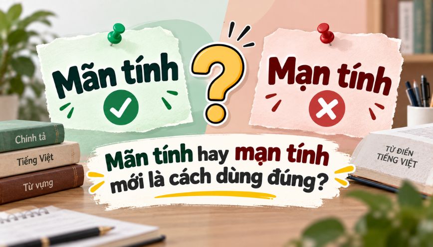 Mãn tính hay mạn tính mới là cách dùng đúng?