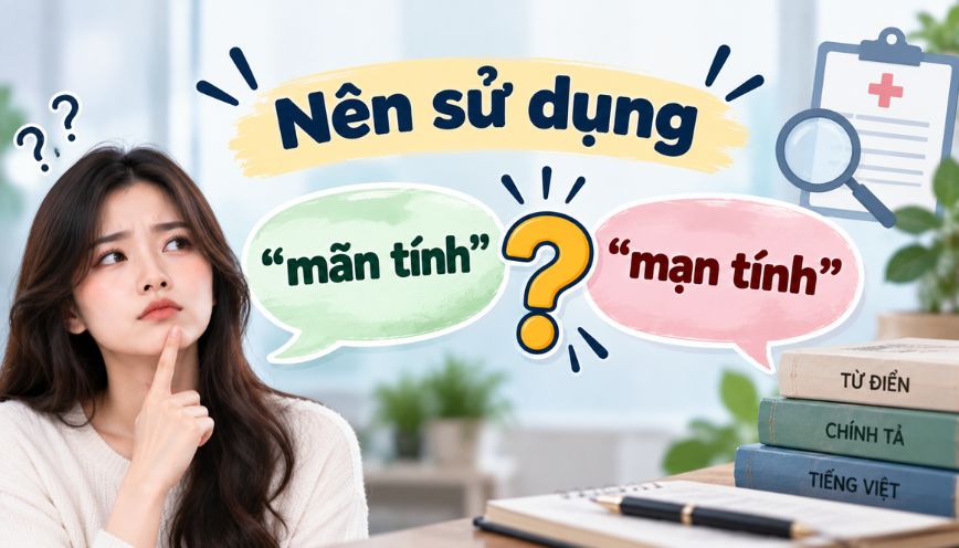 Nên sử dụng “mãn tính” hay “mạn tính”?