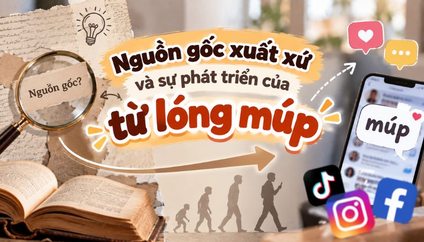 Nguồn gốc xuất xứ và sự phát triển của từ lóng múp