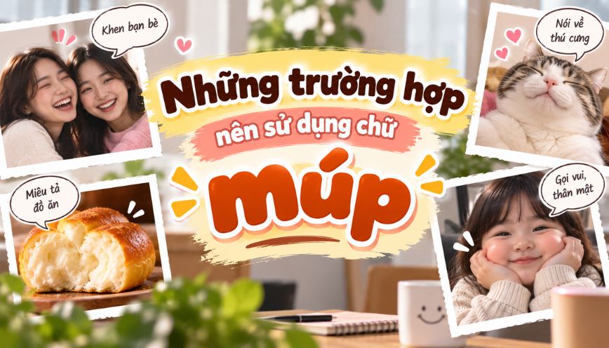 Những trường hợp nên sử dụng chữ múp