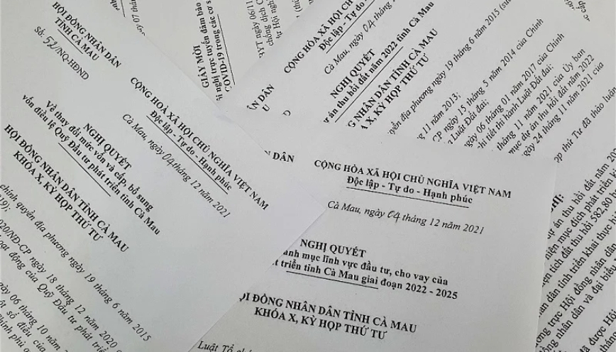 Tày được sử dụng trong các văn bản hành chính