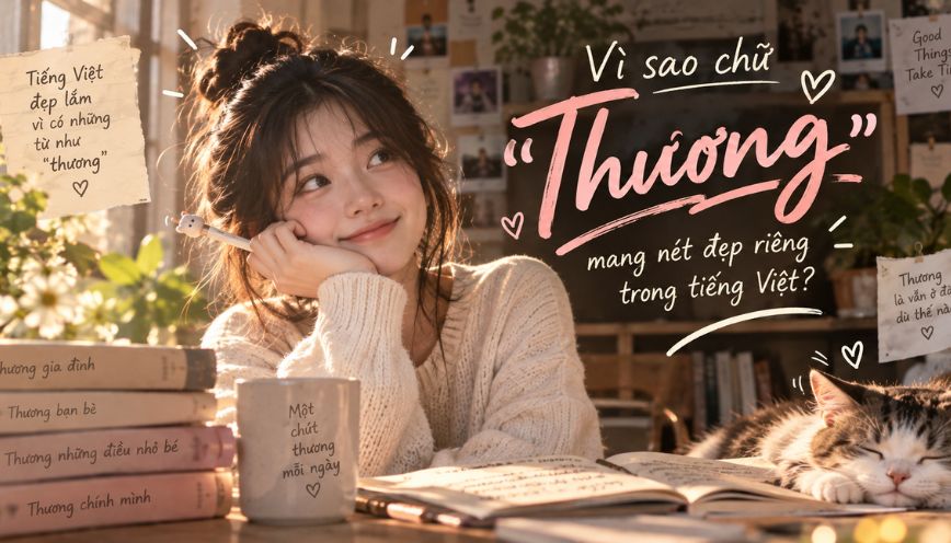 Vì sao chữ “thương” mang nét đẹp riêng trong tiếng Việt?