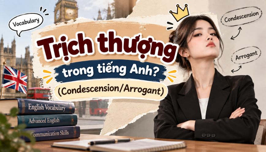 Trịch thượng trong tiếng Anh? (Condescension/Arrogant)
