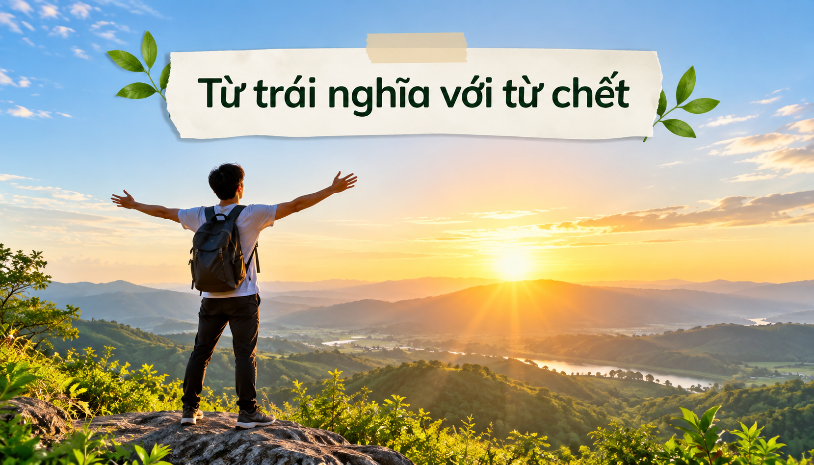 Từ trái nghĩa với từ chết