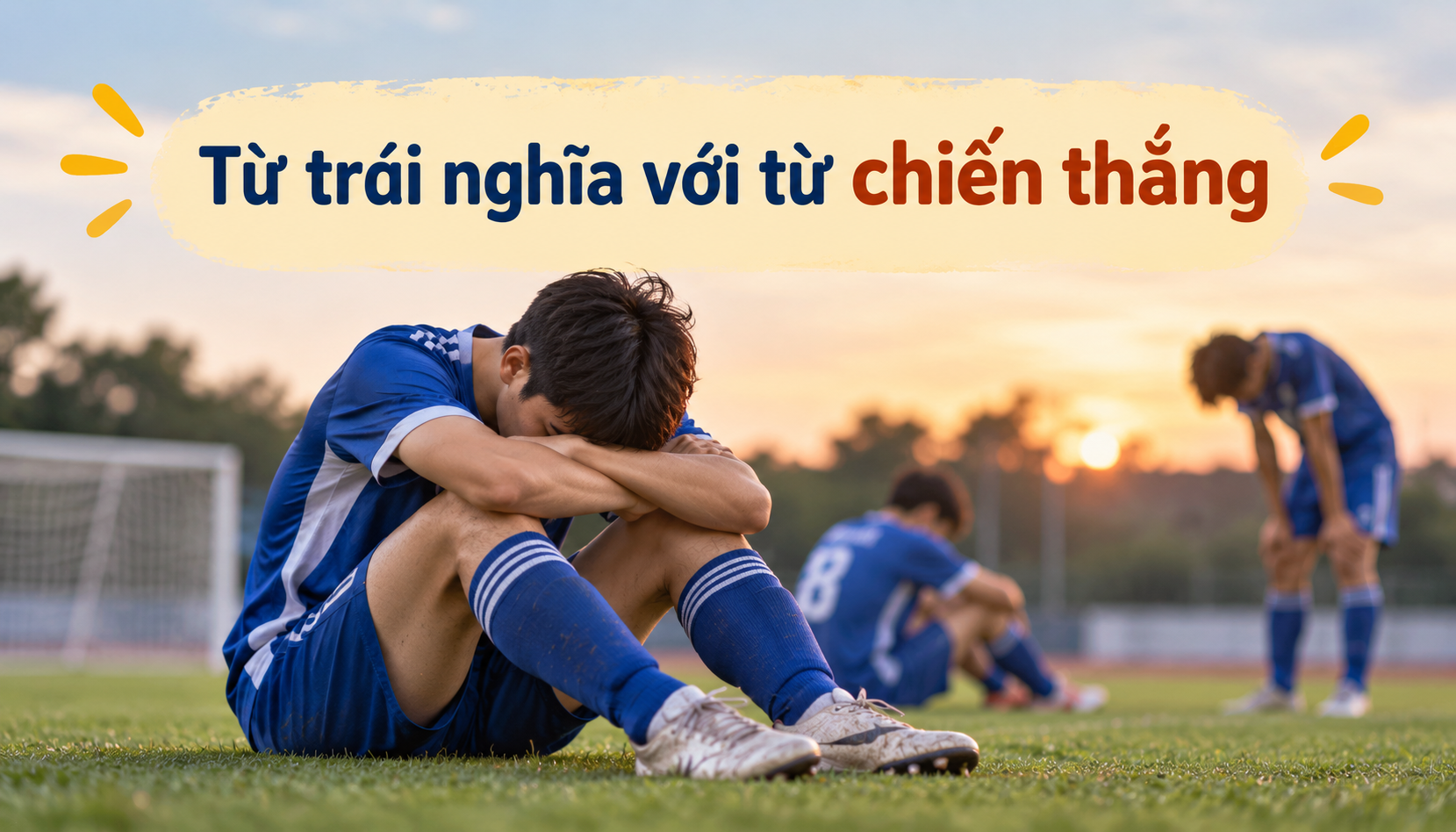 Từ trái nghĩa với từ chiến thắng