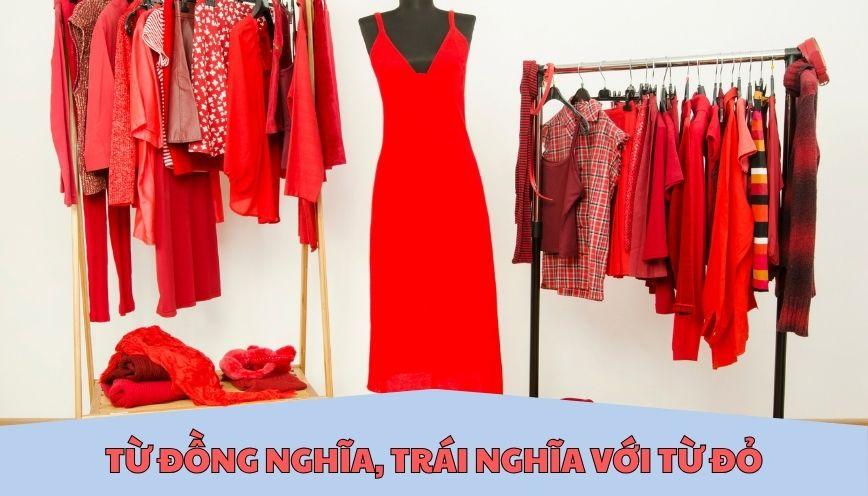 Từ đồng nghĩa, trái nghĩa với từ đỏ
