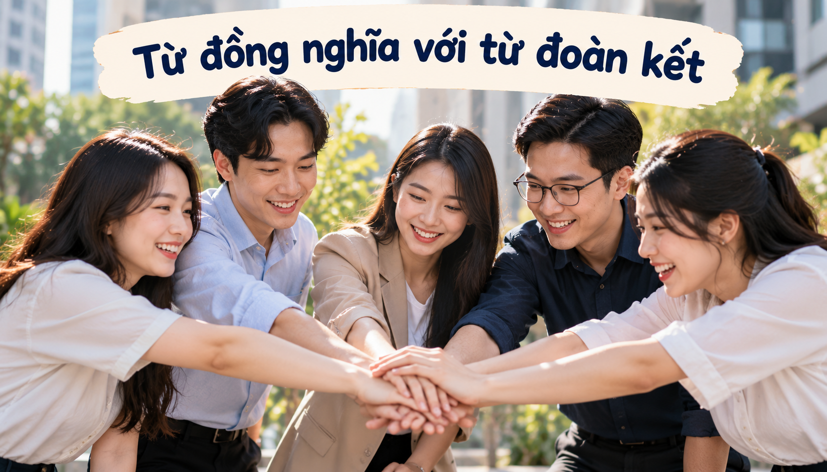 Từ đồng nghĩa với từ đoàn kết