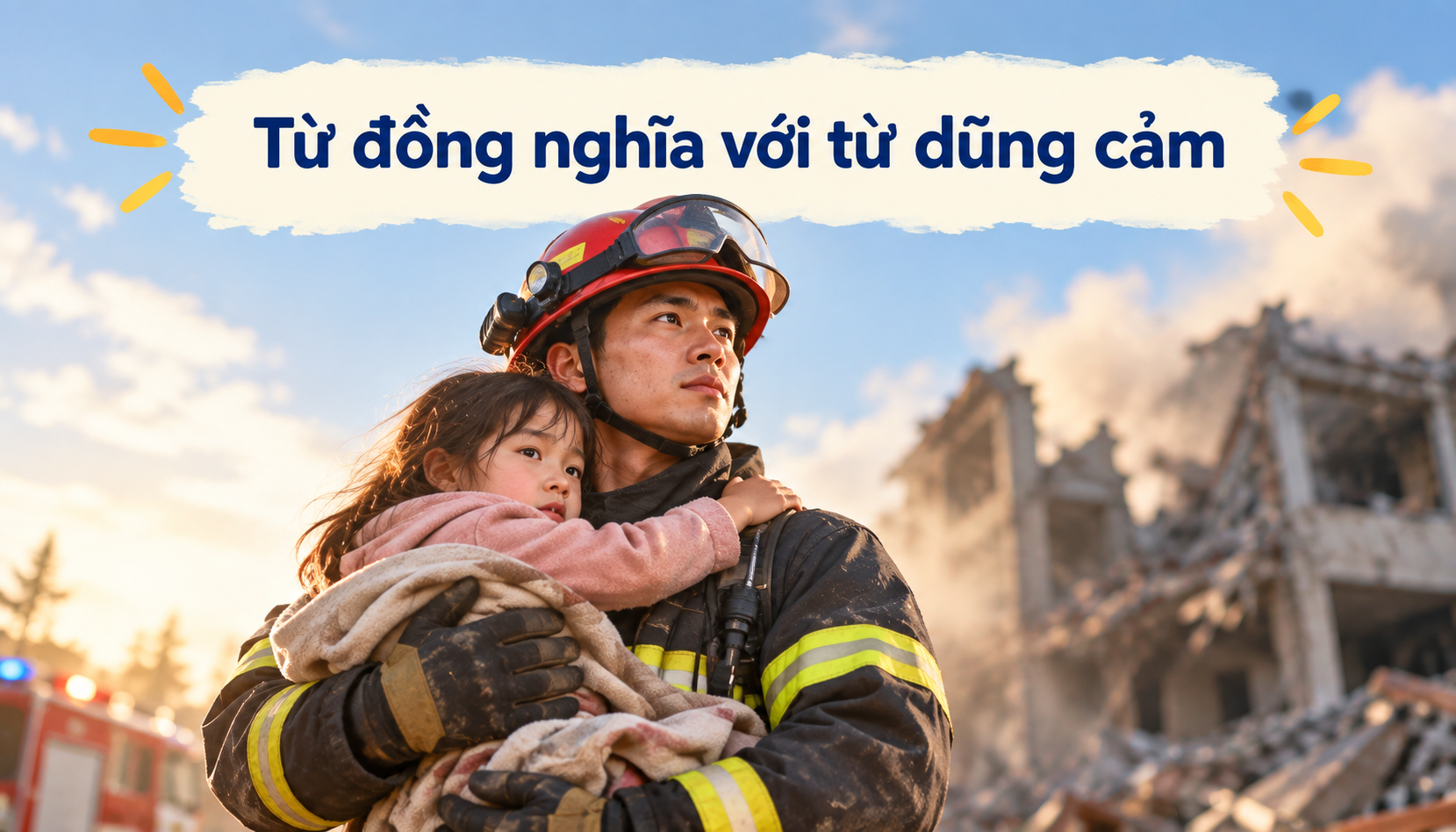 Tìm từ đồng nghĩa với từ dũng cảm