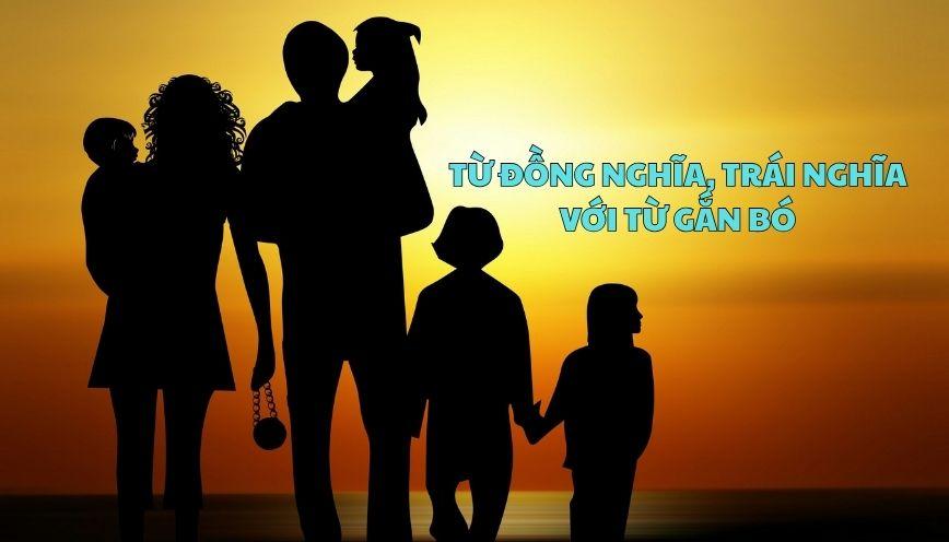 Hiểu đúng từ đồng nghĩa, trái nghĩa với từ gắn bó
