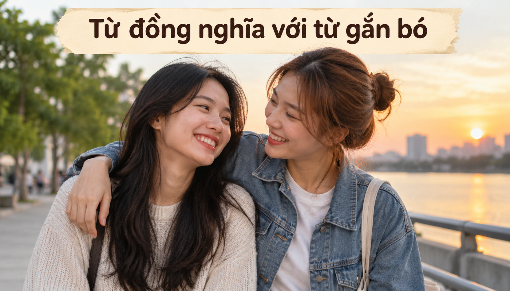 Từ đồng nghĩa với từ gắn bó
