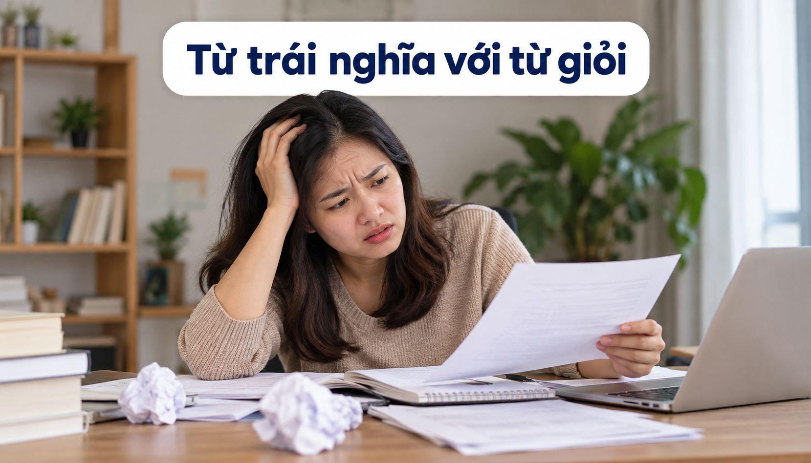 Từ trái nghĩa với từ giỏi