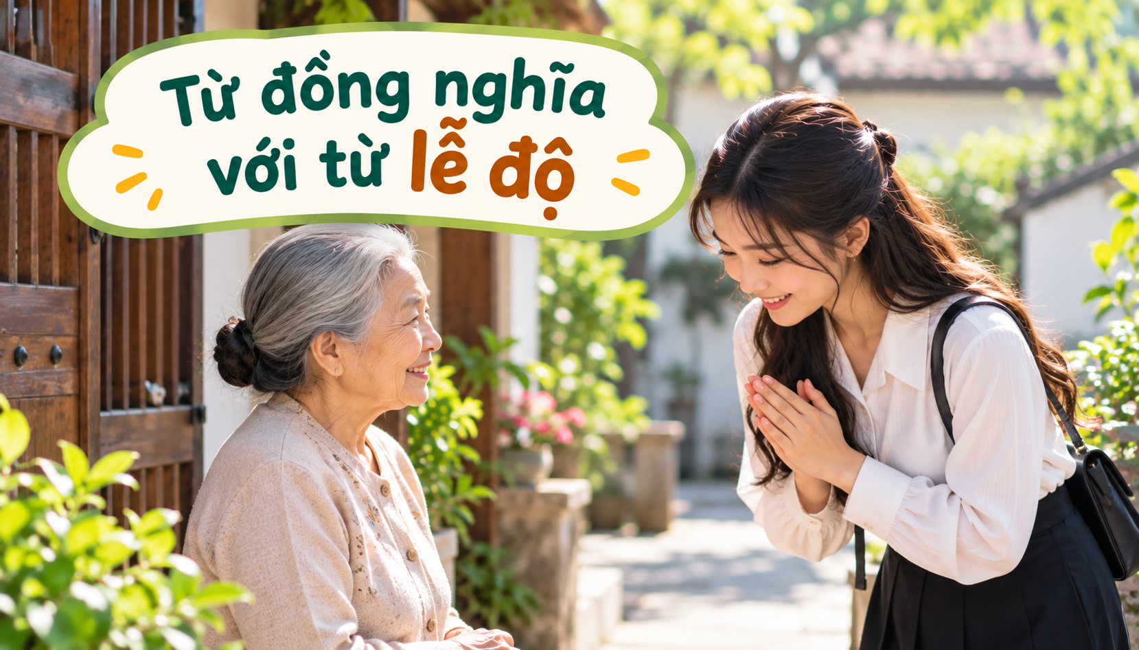 Các từ đồng nghĩa lễ độ