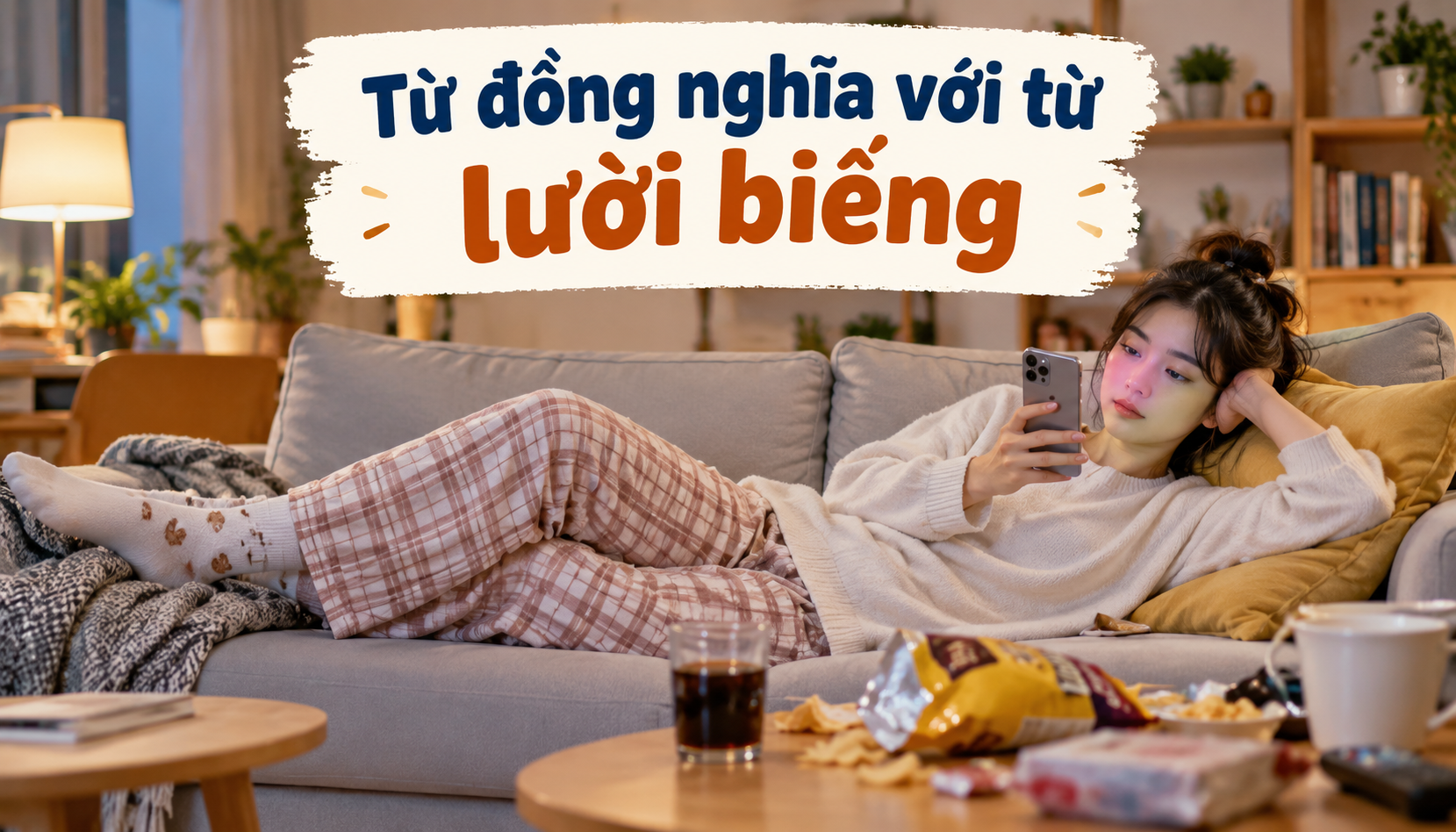 Từ đồng nghĩa của từ lười biếng