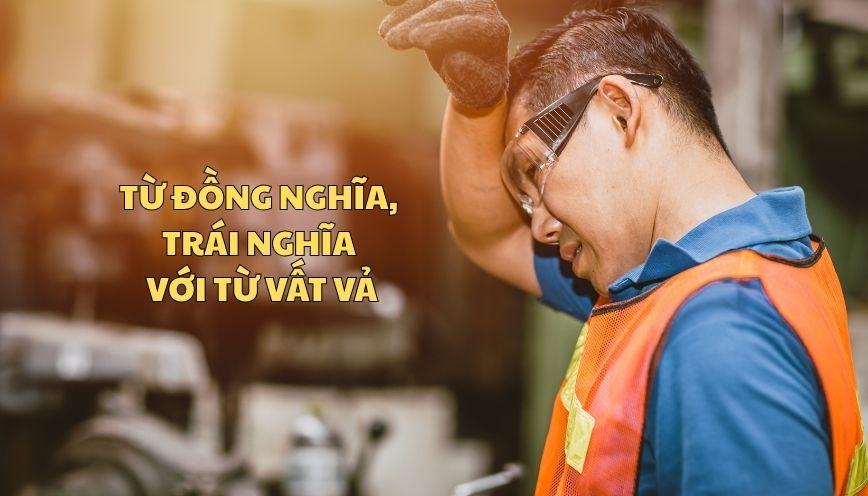 Hiểu đúng từ đồng nghĩa, trái nghĩa với từ vất vả