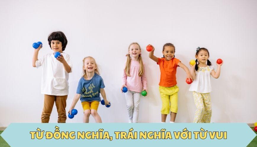 ​Từ đồng nghĩa, trái nghĩa với từ vui