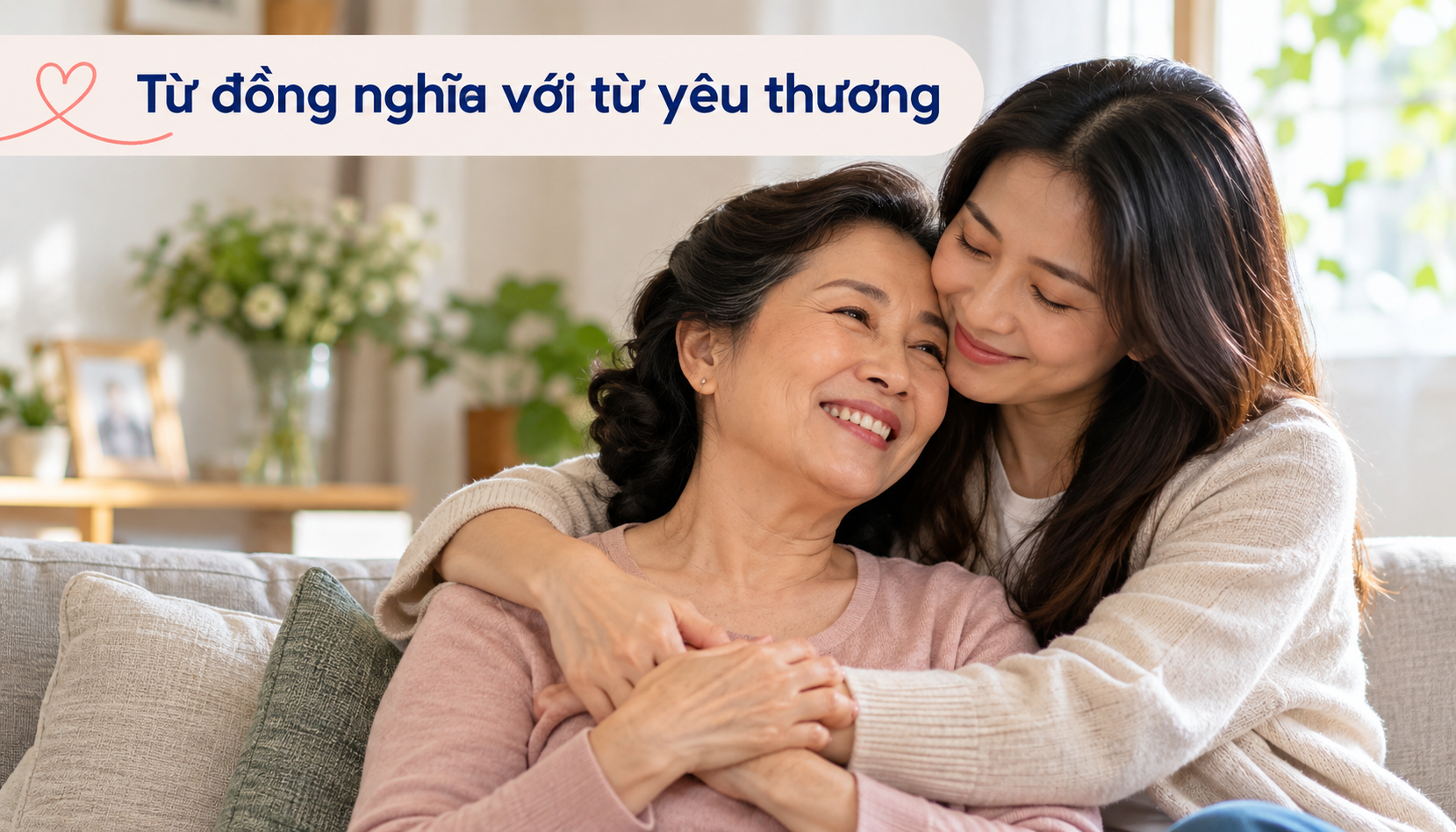 Từ đồng nghĩa với từ yêu thương