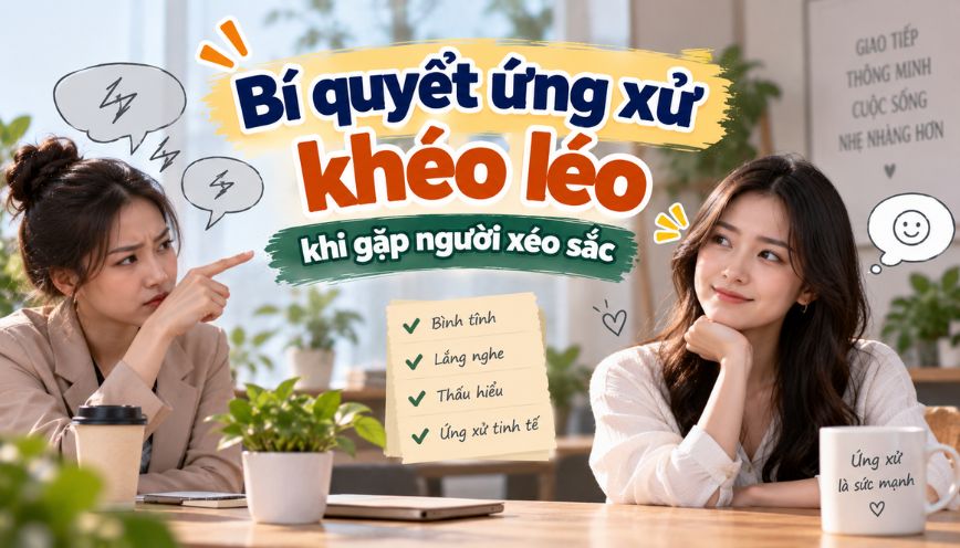 Bí quyết ứng xử khéo léo khi gặp người xéo sắc
