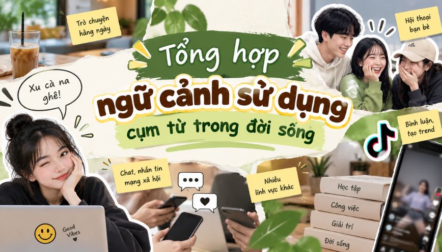 Tổng hợp ngữ cảnh sử dụng cụm từ trong đời sống